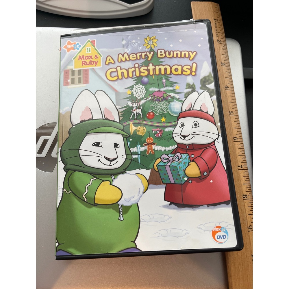 Max & Ruby A Merry Bunny Christmas DVD Nick Jr 2007 Holiday Animated Kids Movie